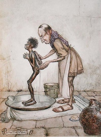 Der Mohr, Illustration aus 