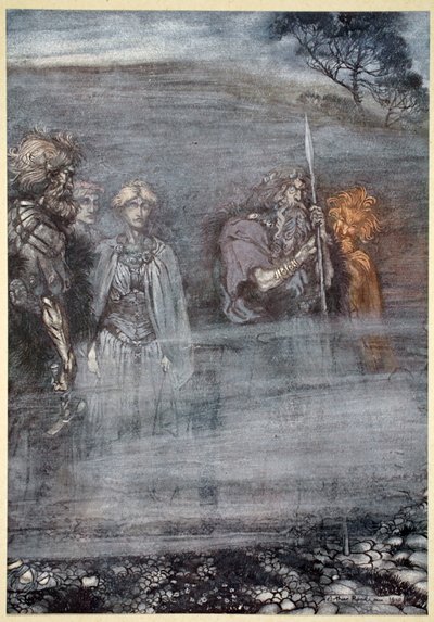 Die Götter werden blass und alt beim Verlust von Freia, 1910 von Arthur Rackham