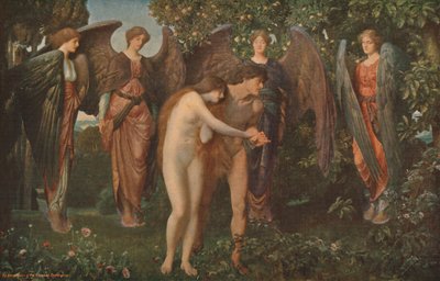 Die Vertreibung von Adam und Eva aus Eden, 1897, ca. 1930 von Arthur Trevethin Nowell
