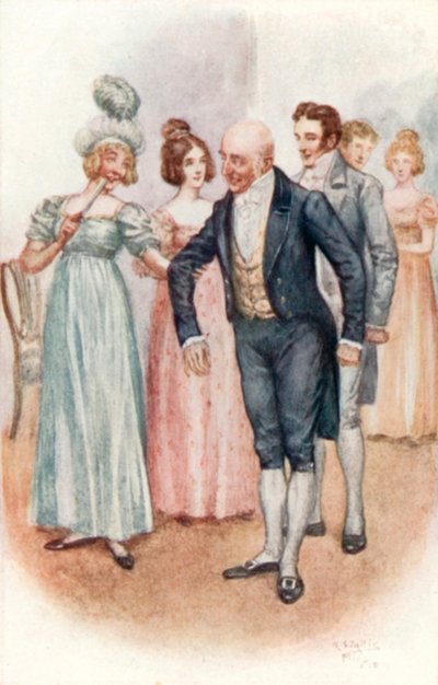 Illustration für Emma von Jane Austen von Arthur Wallis Mills