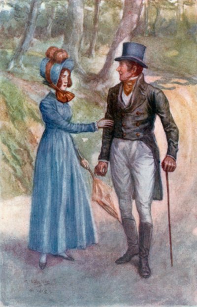 Illustration für Emma von Jane Austen von Arthur Wallis Mills