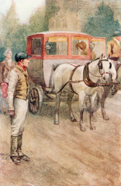 Illustration für Northanger Abbey von Jane Austen von Arthur Wallis Mills