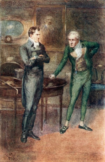 Illustration für Northanger Abbey von Jane Austen von Arthur Wallis Mills