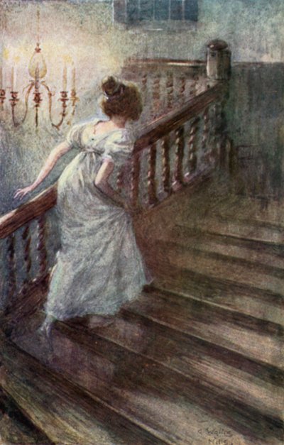Illustration für Northanger Abbey von Jane Austen von Arthur Wallis Mills