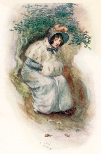 Illustration für Persuasion von Jane Austen von Arthur Wallis Mills
