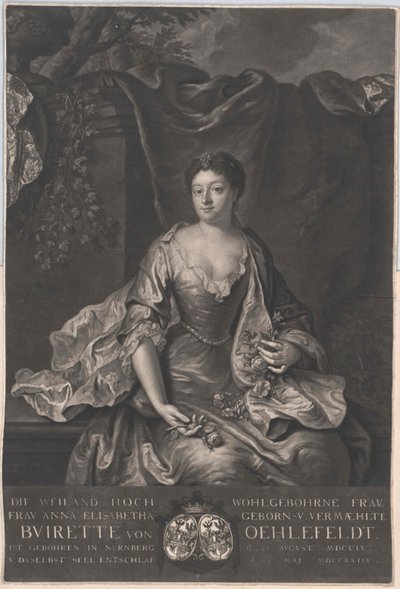 Anna Elisabeth Buirette-Oehlefeld von Artist Unknown
