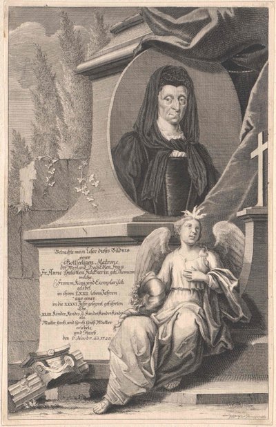 Anne Susanna Thomae (Druck) von Artist Unknown