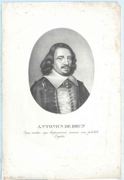 Antoine de Brun (Druck) von Artist Unknown