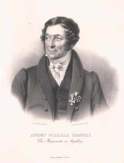 August Wilhelm Francke (Druck) von Artist Unknown