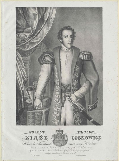 August Graf Lobkowitz von Artist Unknown