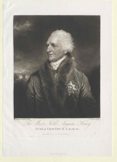 Augustus Henry Fitzroy Herzog von Grafton von Artist Unknown