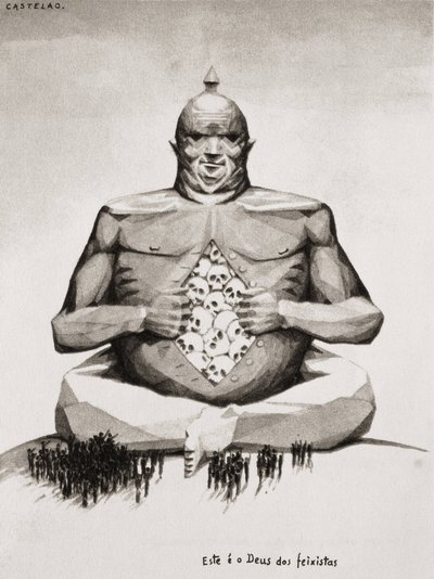 Das ist der Gott der Faschisten. Bild aus der Serie „Galicia Martir“ (Märtyrer Galicien) von Alfonso Ro von Artist Unknown