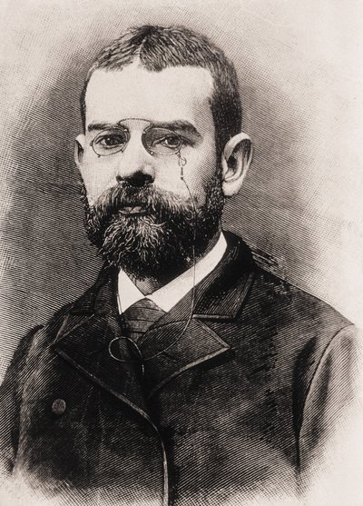 Leopoldo Alas y Urena, auch genannt CLARIN (1852-1901). Spanischer Schriftsteller. Gravur von Artist Unknown