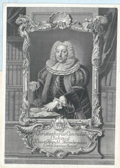 Christoph Conrad Schmid von Artist Unknown
