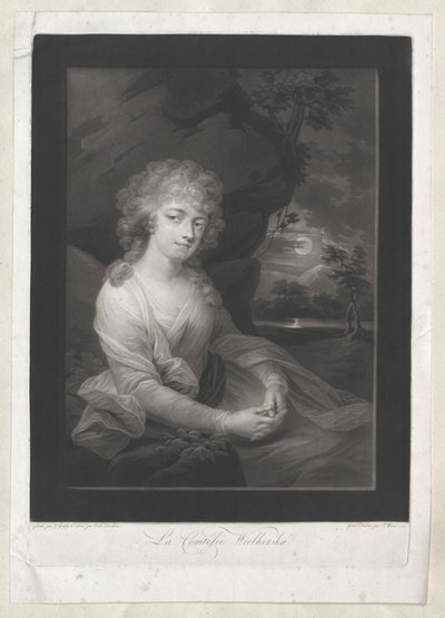 Gräfin Wielhorska von Artist Unknown