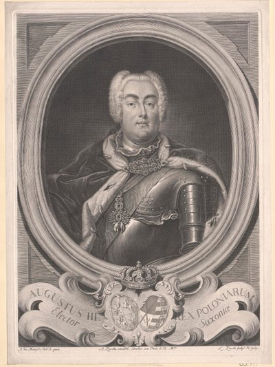 Kurfürst von Sachsen Friedrich August II. von Artist Unknown