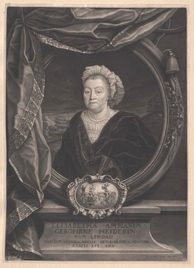 Elisabetha Heider von Artist Unknown