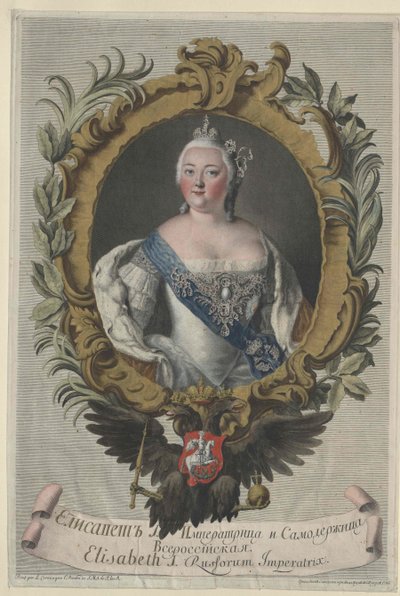 Kaiserin von Russland Elisabeth von Artist Unknown