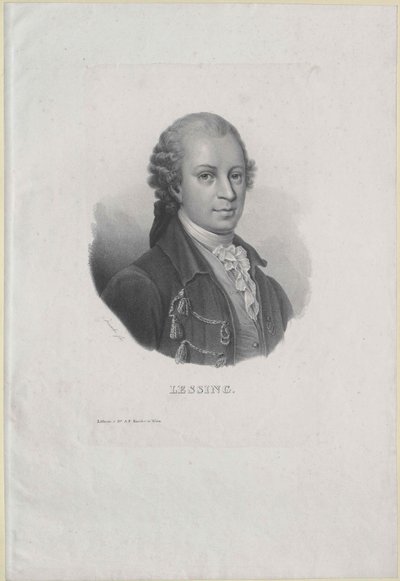 Gotthold Ephraim Lessing von Artist Unknown