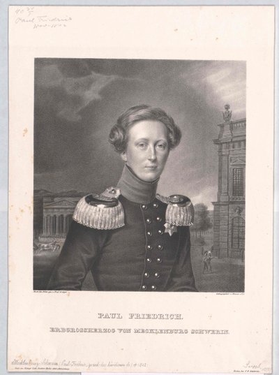 Großherzog von Mecklenburg Paul Friedrich von Artist Unknown