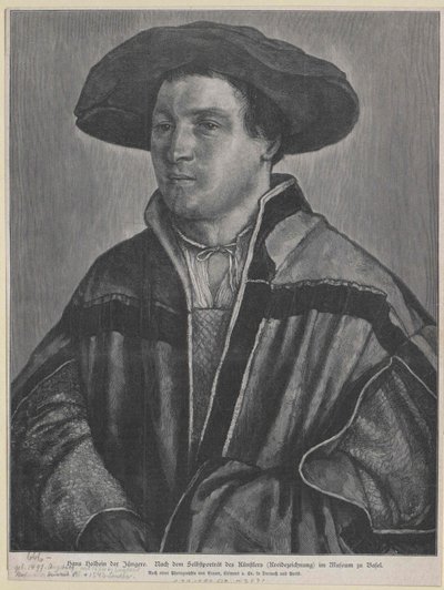 Hans Holbein (Druck) von Artist Unknown