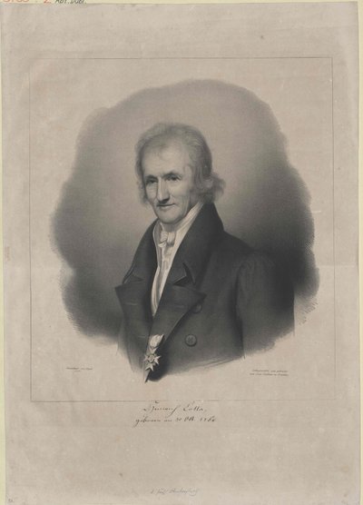 Heinrich von Cotta (Druck) von Artist Unknown
