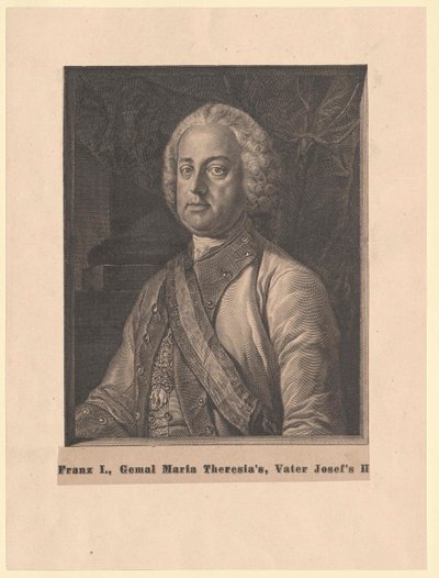 Heiliger Römischer Kaiser Franz I. von Artist Unknown