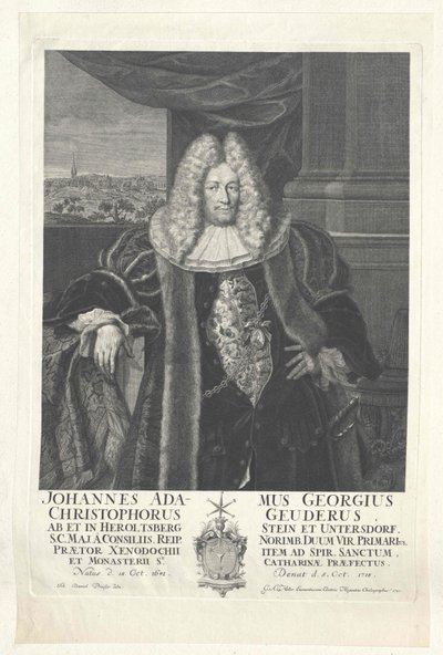 Johann Adam Georg Christoph Geuder von und zu Heroldsberg von Artist Unknown