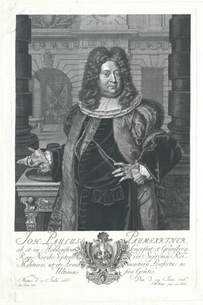 Johann Paul von Paumgartner von Holenstein und Lonnerstadt von Artist Unknown