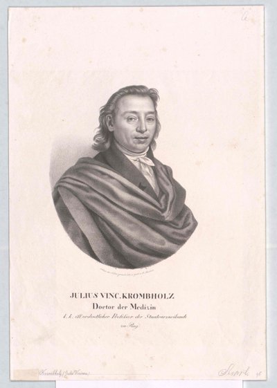 Julius Vincenz von Krombholz von Artist Unknown