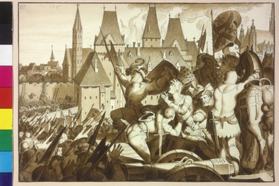 König Maximilian I erobert Wien und die Burg seiner Vorfahren zurück von Artist Unknown