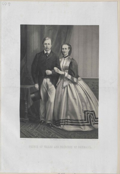 König von England Eduard VII von Artist Unknown