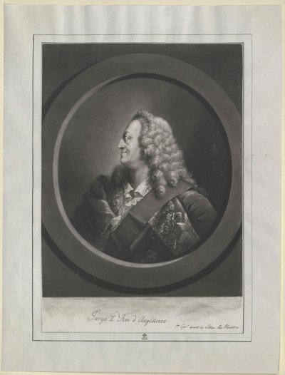 König von England Kurfürst von Hannover Georg II von Artist Unknown