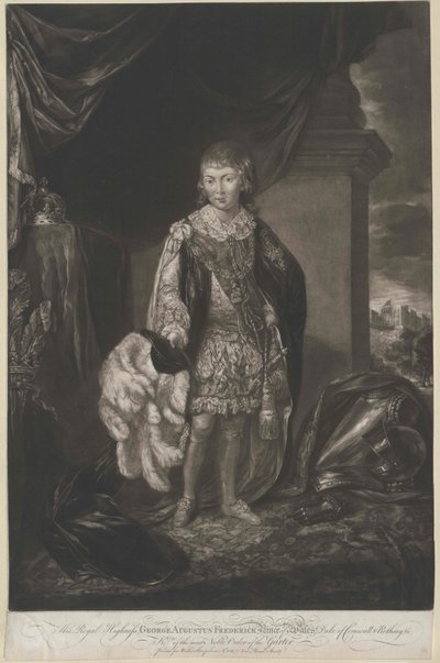 König von England Georg IV von Artist Unknown