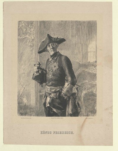König von Preußen Friedrich II. von Artist Unknown