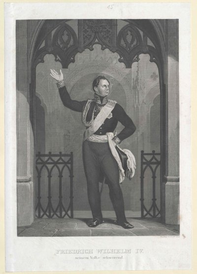 König von Preußen Friedrich Wilhelm IV. von Artist Unknown