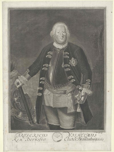 König von Preußen Friedrich Wilhelm I von Artist Unknown