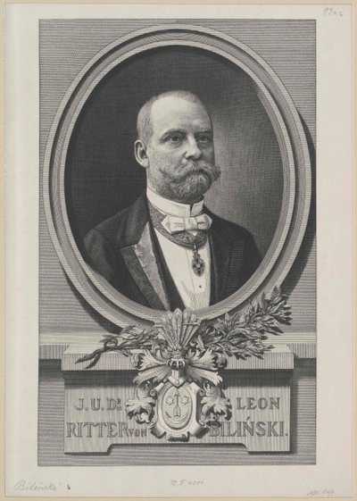 Leon Ritter Bilinski (Druck) von Artist Unknown