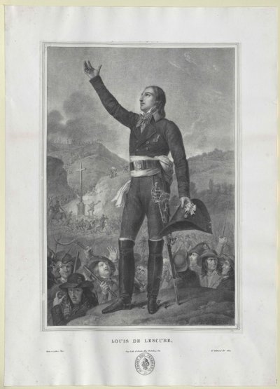 Louis-Marie de Salgues Marquis de Lescure von Artist Unknown