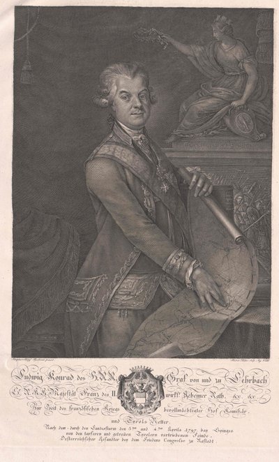 Ludwig Konrad Graf Lehrbach von Artist Unknown