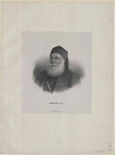 Mehemed Ali Pascha (Druck) von Artist Unknown