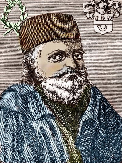 Nicolas Flamel (Gravur) von Artist Unknown