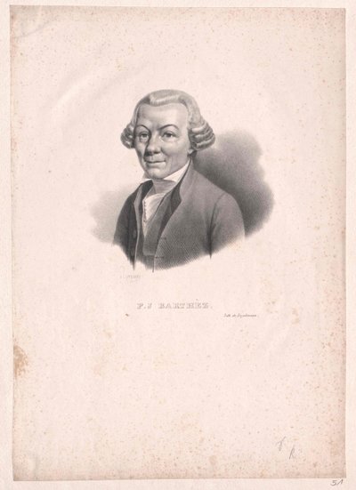 Paul Joseph Barthez von Artist Unknown