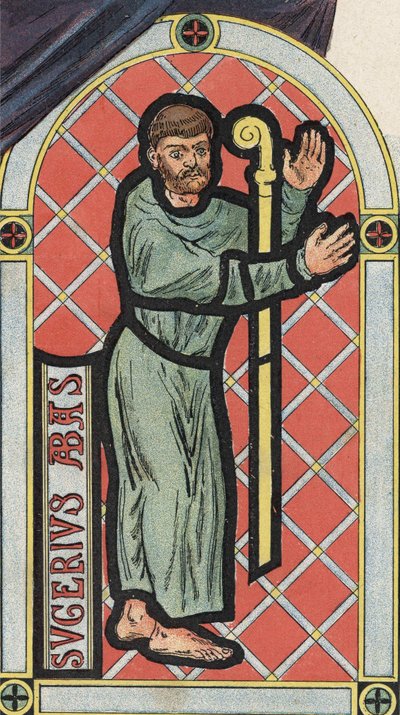 Porträt von Abt Suger von Artist Unknown