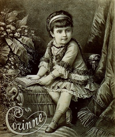 Porträt von Corinne, einem Kinderschauspieler von Artist Unknown
