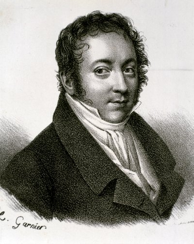 Porträt von Gioachino Antonio Rossini von Artist Unknown