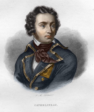 Porträt von Jacques Cathelineau, Chef der Vendée von Artist Unknown