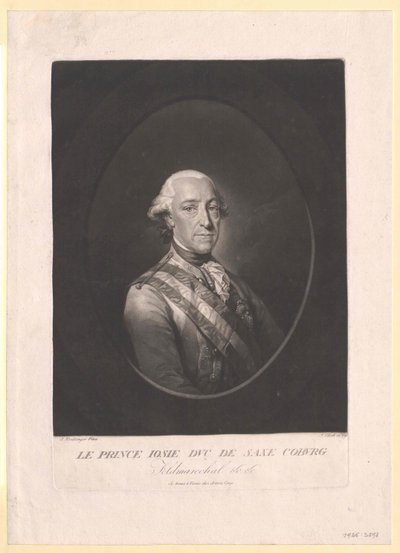 Prinz von Sachsen-Coburg-Saalfeld Friedrich Josias von Artist Unknown