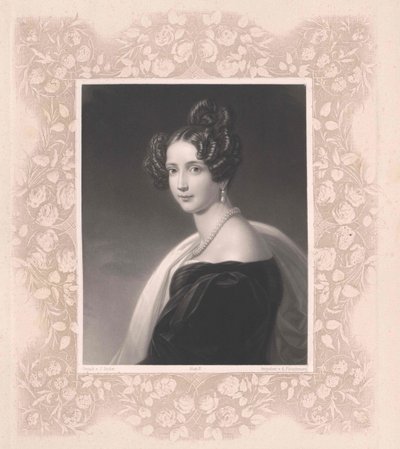 Prinzessin von Bayern Sophie (Druck) von Artist Unknown
