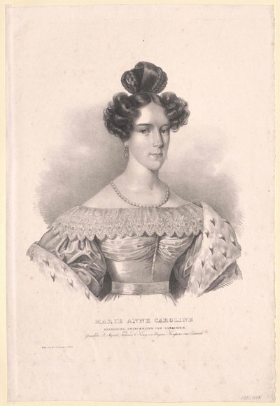 Prinzessin von Savoyen-Sardinien Maria Anna von Artist Unknown